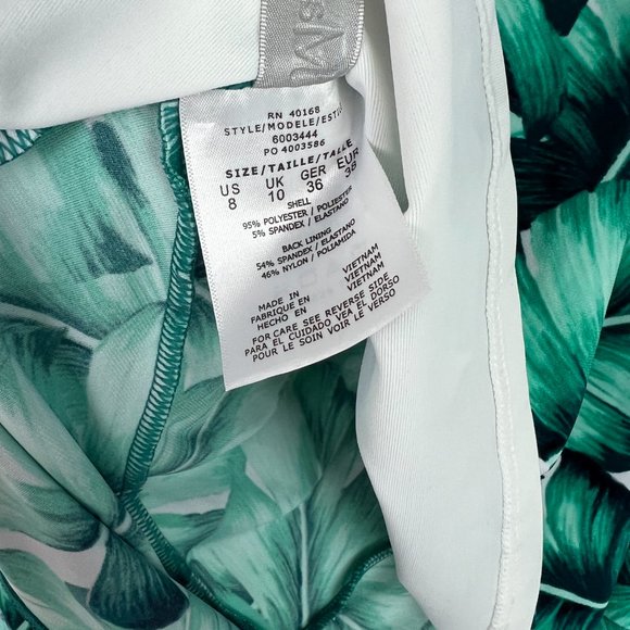 Magicsuit Lanai Rita Top Tankini Top Leaf Print Tropical Size 8 EUC - Picture 14 of 14